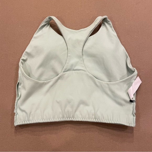 Alphalete Alphalux High Neck Mint Green Sports Bra Size Small - Picture 4 of 9